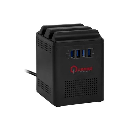 REGULADOR QUASAD QUSB-648BK 4TOMAS-4 USB